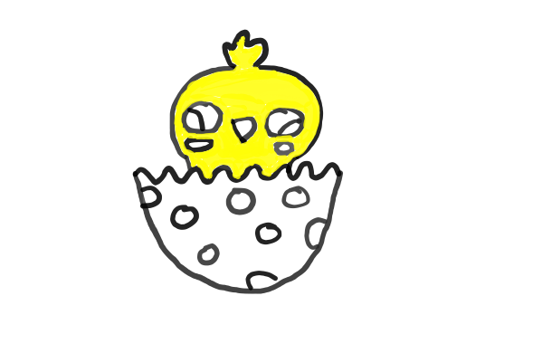  how to draw Easter Chick in easy steps - step number : 8 - Easy Step Drawing