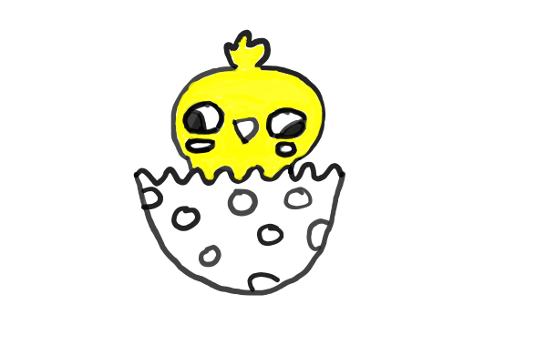  how to draw Easter Chick in easy steps - step number : 9 - Easy Step Drawing