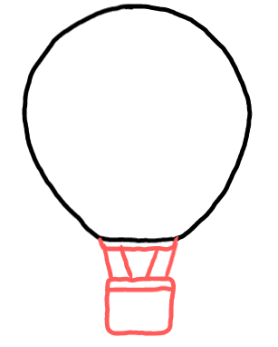  how to draw step by step hotairballoon drawing easy  - EasystepDrawing