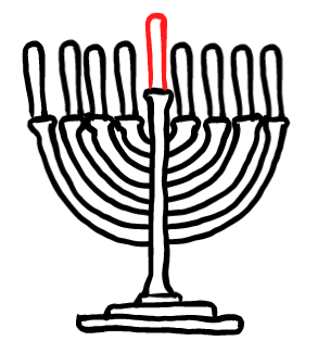  how to draw step by step menorah drawing easy  - EasystepDrawing