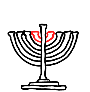  how to draw step by step menorah drawing easy  - EasystepDrawing