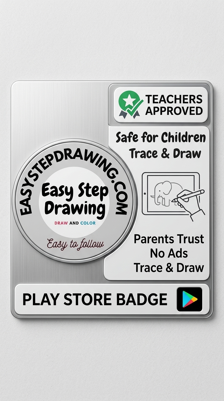 Easy Step Drawing Google Play Store Badge
