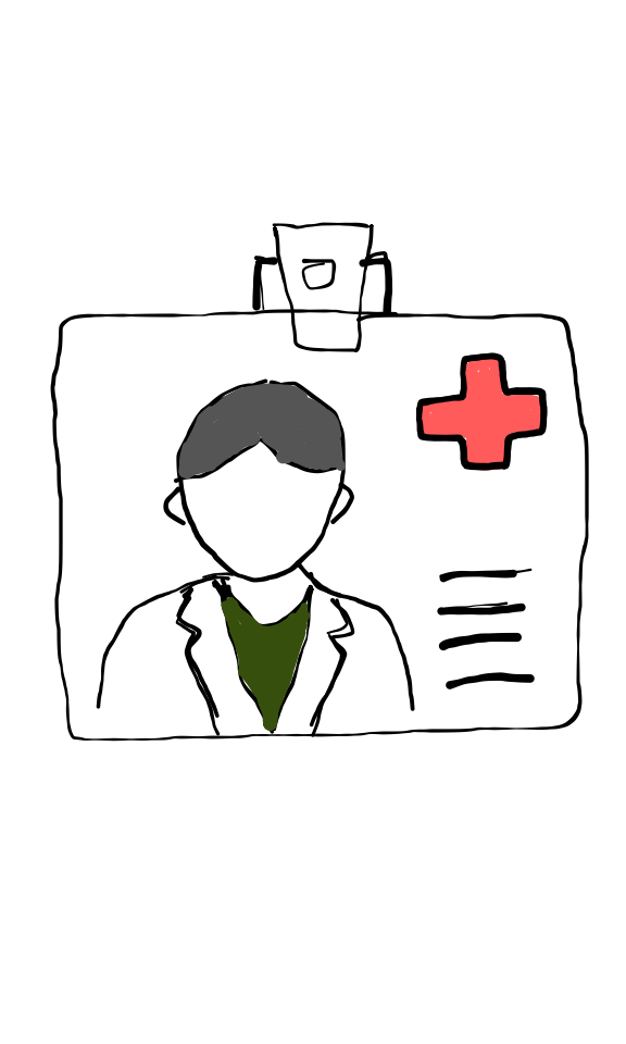  how to draw Hospital ID Card in easy steps - step number : 10 - Easy Step Drawing