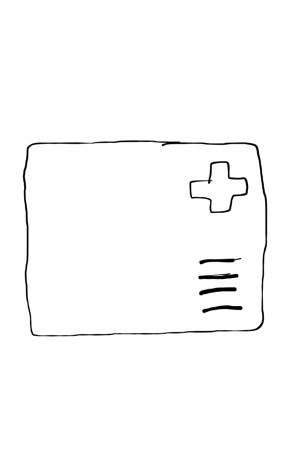  how to draw Hospital ID Card in easy steps - step number : 3 - Easy Step Drawing