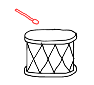  how to draw step by step drum drawing easy  - EasystepDrawing