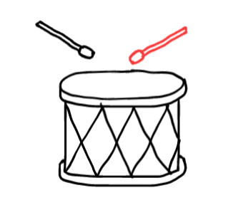  how to draw step by step drum drawing easy  - EasystepDrawing