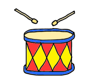 easy step by step drum drawing - EasystepDrawing