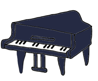 easy step by step grandpiano drawing - EasystepDrawing