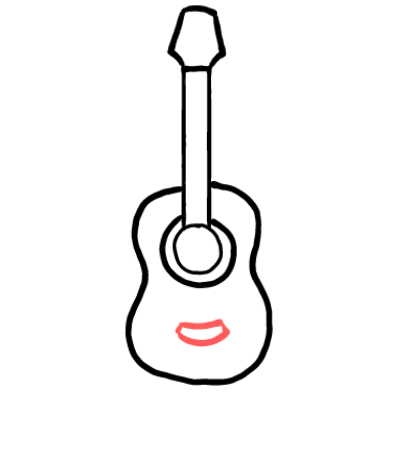  how to draw step by step guitar drawing easy  - EasystepDrawing