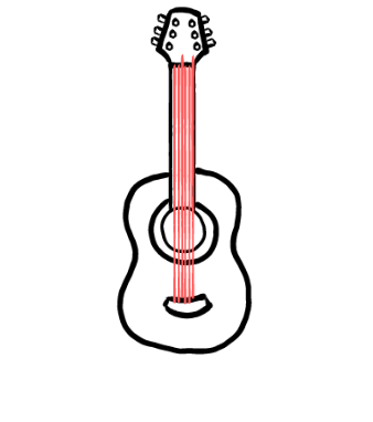  how to draw step by step guitar drawing easy  - EasystepDrawing