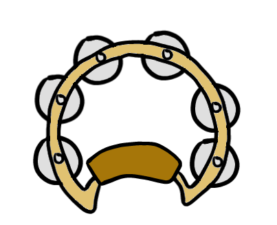 easy step by step tamborine drawing - EasystepDrawing