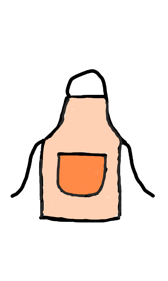 easy step by step Apron drawing - EasystepDrawing