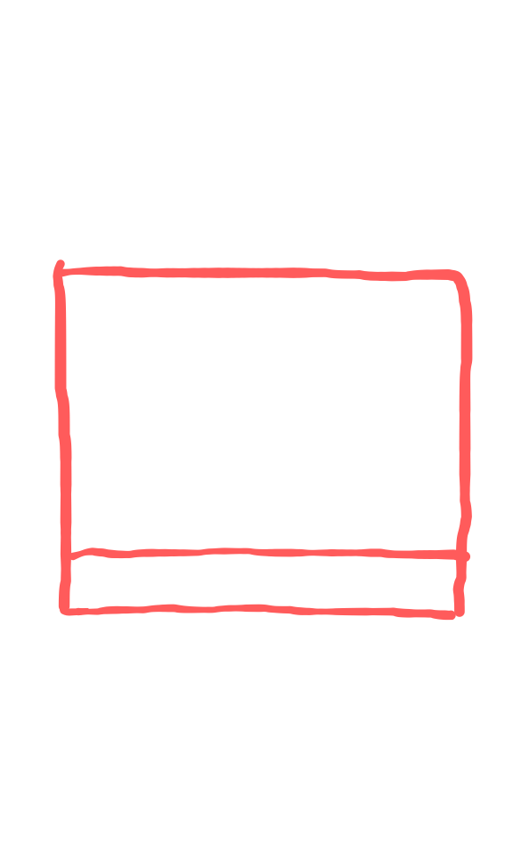  how to draw Kitchen Shelf in easy steps - step number : 1 - Easy Step Drawing