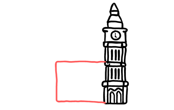  how to draw step by step bigben drawing easy  - EasystepDrawing