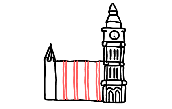  how to draw step by step bigben drawing easy  - EasystepDrawing