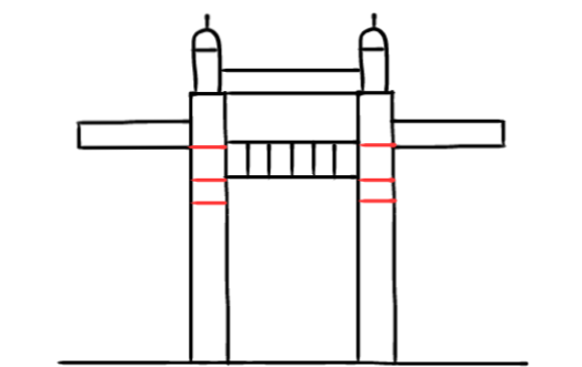  how to draw step by step gatewayofindia drawing easy  - EasystepDrawing