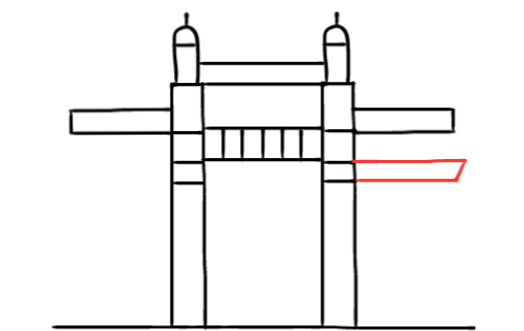  how to draw step by step gatewayofindia drawing easy  - EasystepDrawing