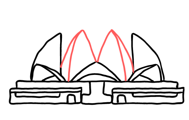  how to draw step by step lotustemple drawing easy  - EasystepDrawing