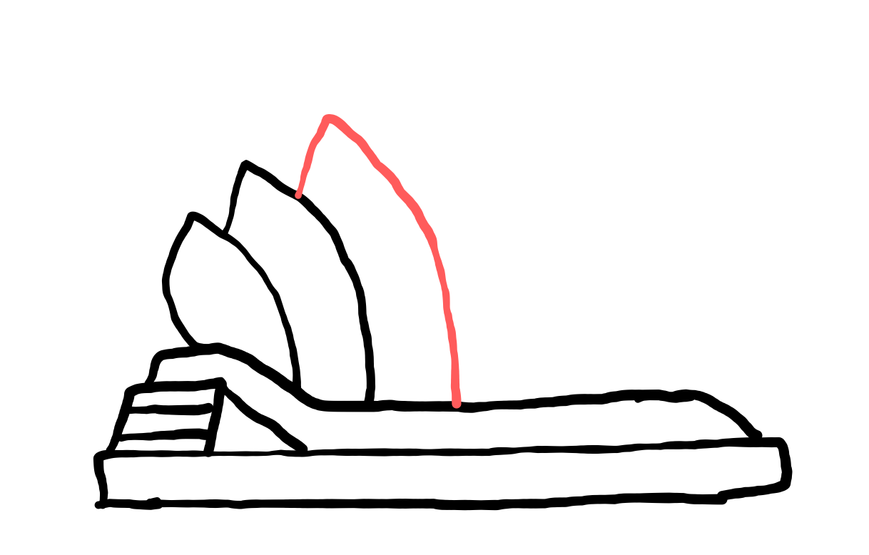  how to draw step by step operahouse drawing easy  - EasystepDrawing