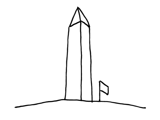  how to draw step by step washingtonmonument drawing easy  - EasystepDrawing