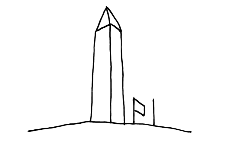  how to draw step by step washingtonmonument drawing easy  - EasystepDrawing