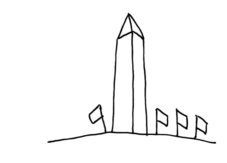  how to draw step by step washingtonmonument drawing easy  - EasystepDrawing