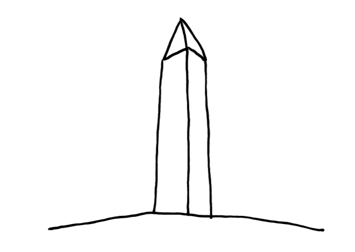  how to draw step by step washingtonmonument drawing easy  - EasystepDrawing