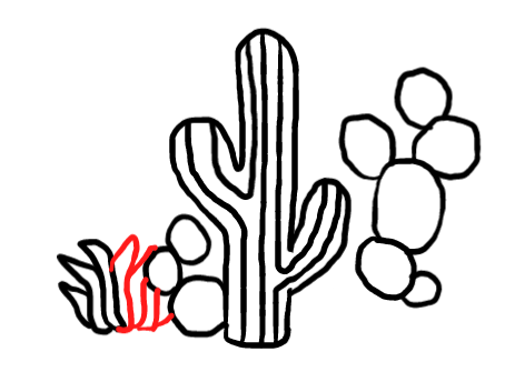  how to draw step by step cactus drawing easy  - EasystepDrawing