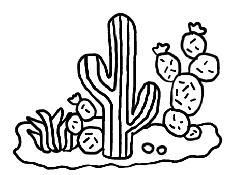  how to draw step by step cactus drawing easy  - EasystepDrawing