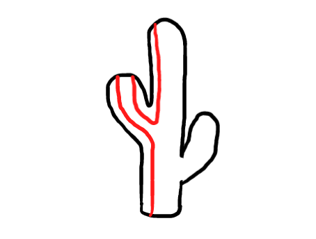  how to draw step by step cactus drawing easy  - EasystepDrawing