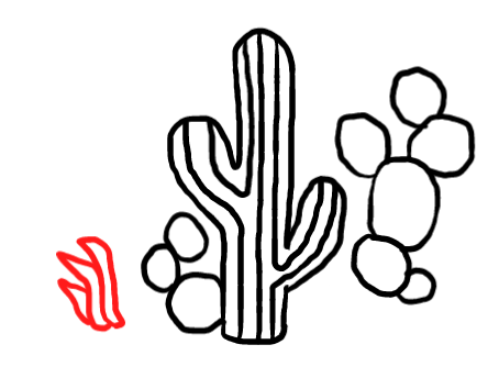  how to draw step by step cactus drawing easy  - EasystepDrawing