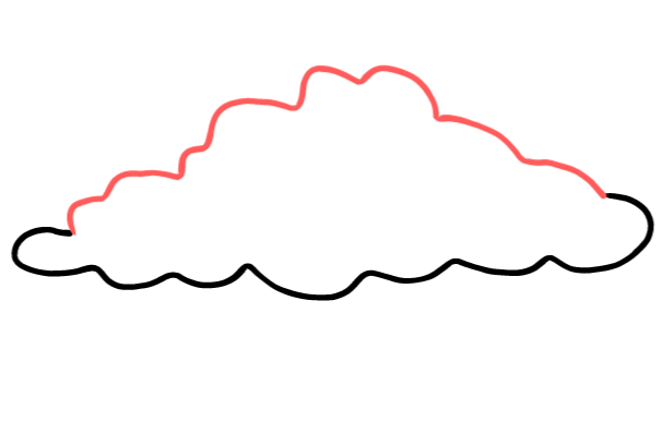  how to draw step by step cloud drawing easy  - EasystepDrawing