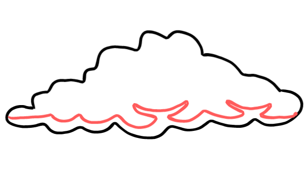  how to draw step by step cloud drawing easy  - EasystepDrawing