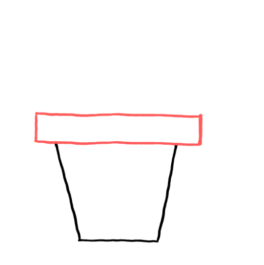  how to draw step by step flowerpot drawing easy  - EasystepDrawing