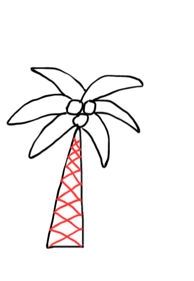  how to draw step by step palmtree drawing easy  - EasystepDrawing