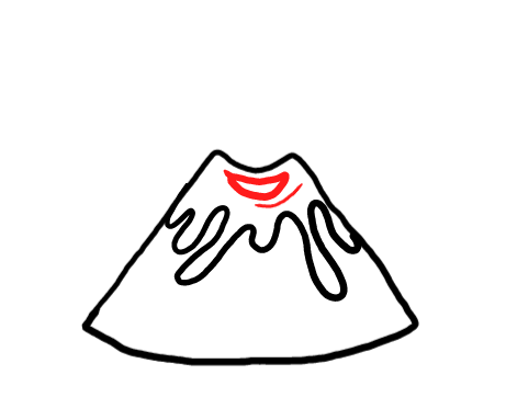  how to draw step by step volcano drawing easy  - EasystepDrawing