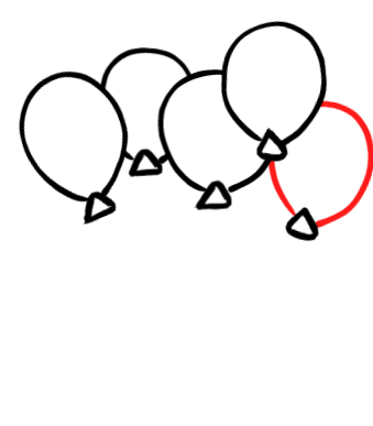  how to draw step by step balloons drawing easy  - EasystepDrawing