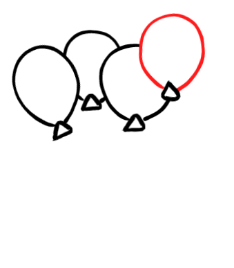  how to draw step by step balloons drawing easy  - EasystepDrawing