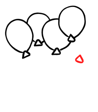  how to draw step by step balloons drawing easy  - EasystepDrawing