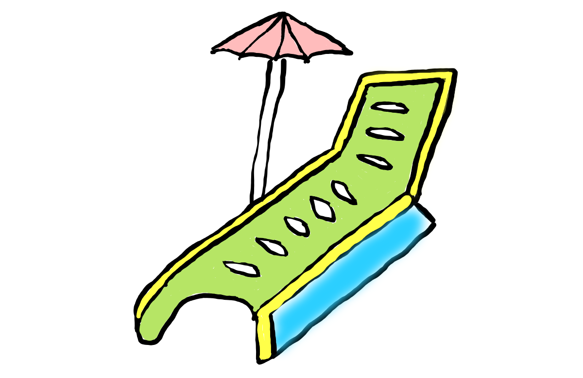  how to draw step by step beachchair drawing easy  - EasystepDrawing