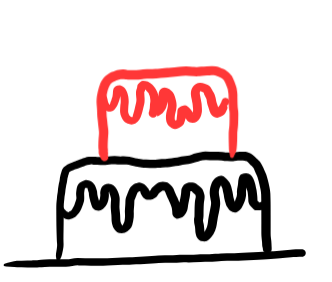  how to draw step by step birthdaycake drawing easy  - EasystepDrawing