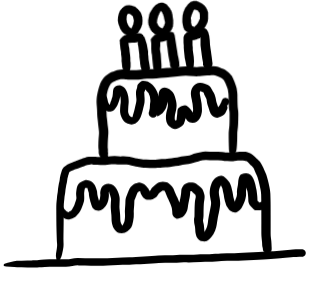  how to draw step by step birthdaycake drawing easy  - EasystepDrawing