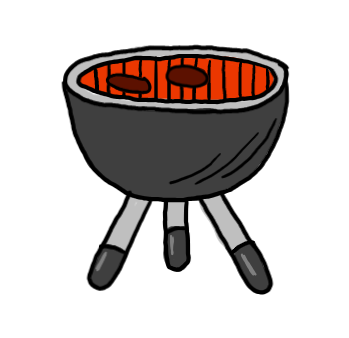 easy step by step grill drawing - EasystepDrawing