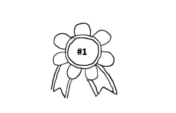  how to draw Ribbon in easy steps - step number : 6 - Easy Step Drawing