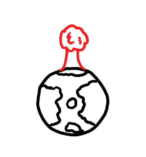  how to draw Earth Day in easy steps - step number : 3 - Easy Step Drawing