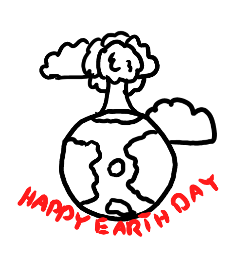  how to draw Earth Day in easy steps - step number : 6 - Easy Step Drawing
