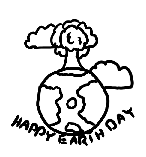  how to draw Earth Day in easy steps - step number : 7 - Easy Step Drawing