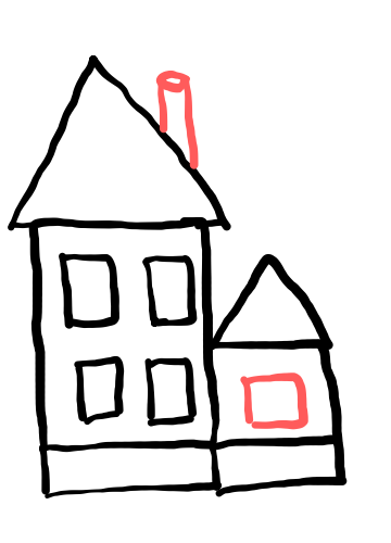  how to draw Home in easy steps - step number : 7 - Easy Step Drawing