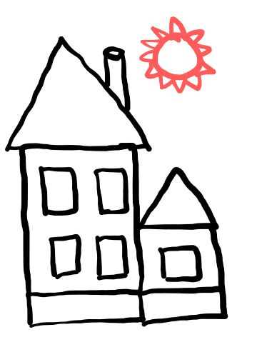  how to draw Home in easy steps - step number : 8 - Easy Step Drawing
