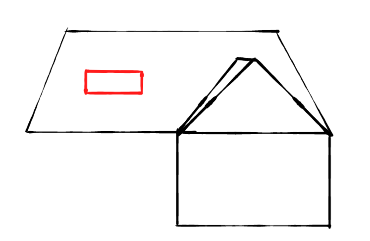  how to draw House in easy steps - step number : 5 - Easy Step Drawing